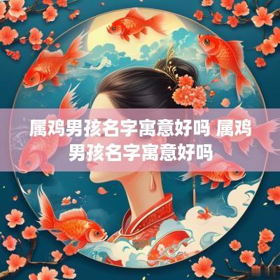 属鸡男孩名字寓意好吗 属鸡男孩名字寓意好吗