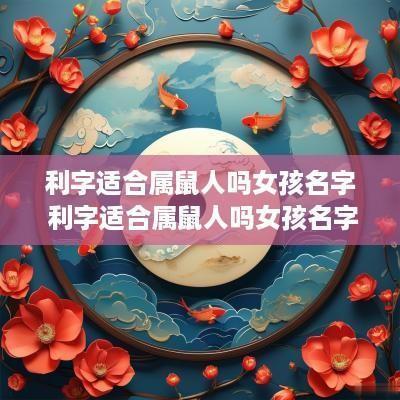 利字适合属鼠人吗女孩名字 利字适合属鼠人吗女孩名字大全
