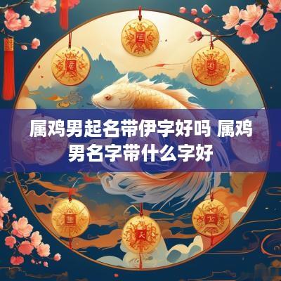属鸡男起名带伊字好吗 属鸡男名字带什么字好