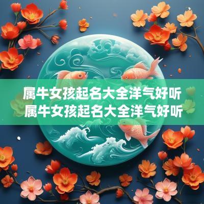 属牛女孩起名大全洋气好听 属牛女孩起名大全洋气好听的名字