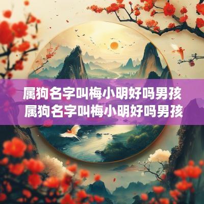 属狗名字叫梅小明好吗男孩 属狗名字叫梅小明好吗男孩取名