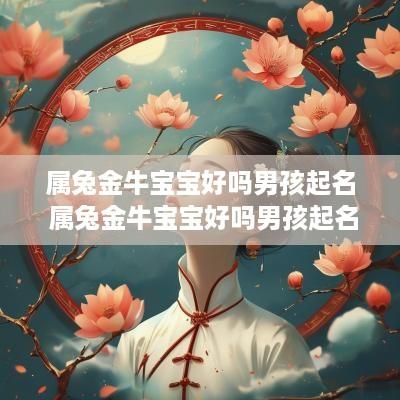 属兔金牛宝宝好吗男孩起名 属兔金牛宝宝好吗男孩起名大全