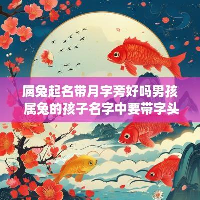 属兔起名带月字旁好吗男孩 属兔的孩子名字中要带字头