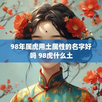 98年属虎用土属性的名字好吗 98虎什么土