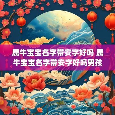属牛宝宝名字带安字好吗 属牛宝宝名字带安字好吗男孩
