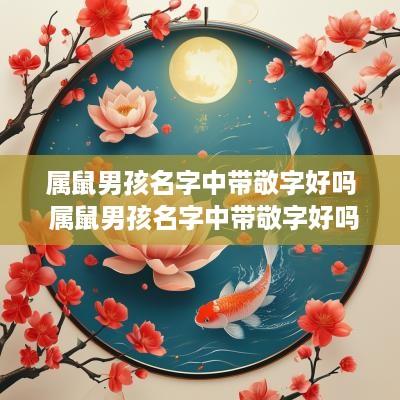 属鼠男孩名字中带敬字好吗 属鼠男孩名字中带敬字好吗