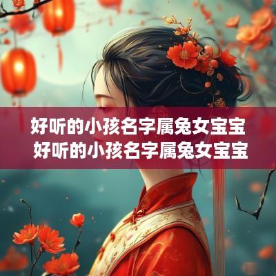 好听的小孩名字属兔女宝宝 好听的小孩名字属兔女宝宝取名