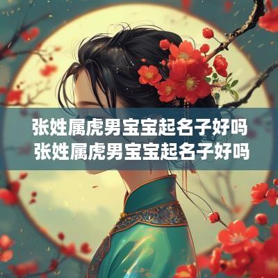 张姓属虎男宝宝起名子好吗 张姓属虎男宝宝起名子好吗