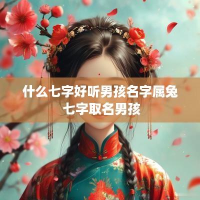 什么七字好听男孩名字属兔 七字取名男孩