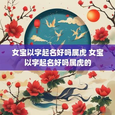 女宝以字起名好吗属虎 女宝以字起名好吗属虎的