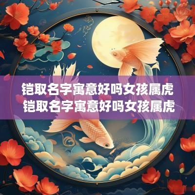 铠取名字寓意好吗女孩属虎 铠取名字寓意好吗女孩属虎的