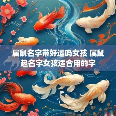 属鼠名字带好运吗女孩 属鼠起名字女孩适合用的字