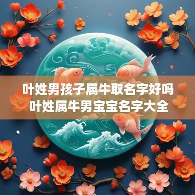 叶姓男孩子属牛取名字好吗 叶姓属牛男宝宝名字大全