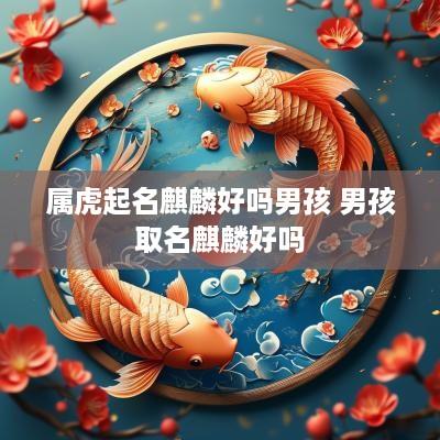 属虎起名麒麟好吗男孩 男孩取名麒麟好吗
