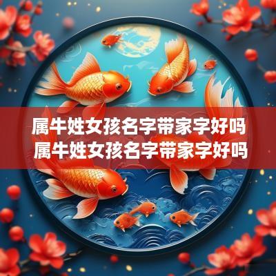 属牛姓女孩名字带家字好吗 属牛姓女孩名字带家字好吗怎么取