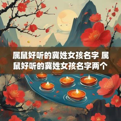 属鼠好听的冀姓女孩名字 属鼠好听的冀姓女孩名字两个字
