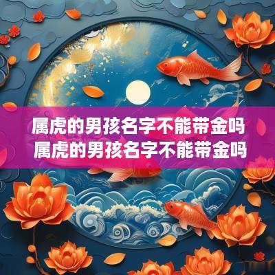属虎的男孩名字不能带金吗 属虎的男孩名字不能带金吗怎么取