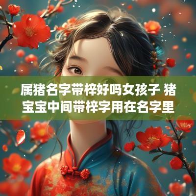 属猪名字带梓好吗女孩子 猪宝宝中间带梓字用在名字里好不好