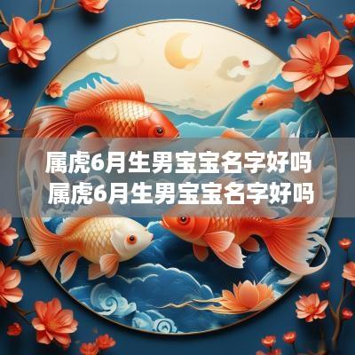 属虎6月生男宝宝名字好吗 属虎6月生男宝宝名字好吗怎么取