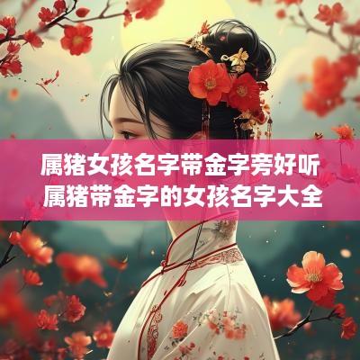 属猪女孩名字带金字旁好听 属猪带金字的女孩名字大全
