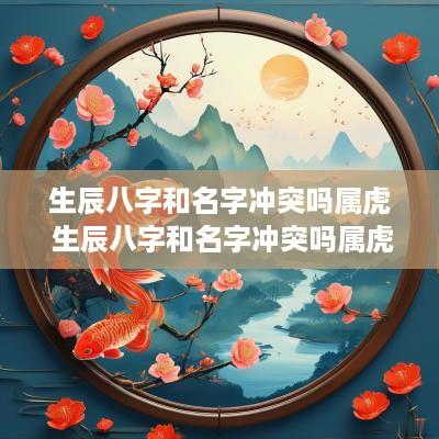 生辰八字和名字冲突吗属虎 生辰八字和名字冲突吗属虎女