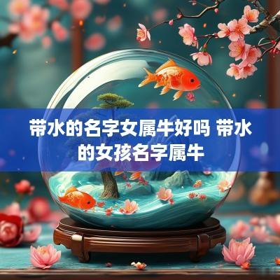 带水的名字女属牛好吗 带水的女孩名字属牛