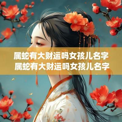 属蛇有大财运吗女孩儿名字 属蛇有大财运吗女孩儿名字怎么取