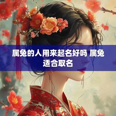 属兔的人用来起名好吗 属兔适合取名