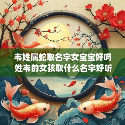 韦姓属蛇取名字女宝宝好吗 姓韦的女孩取什么名字好听2025