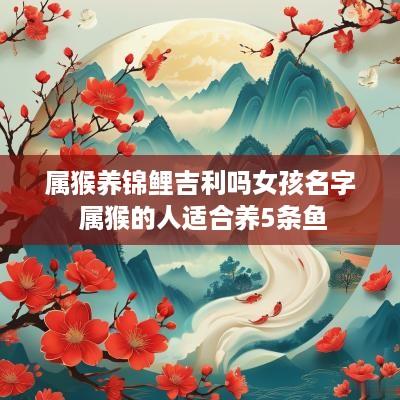 属猴养锦鲤吉利吗女孩名字 属猴的人适合养5条鱼