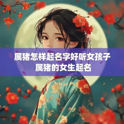 属猪怎样起名字好听女孩子 属猪的女生起名