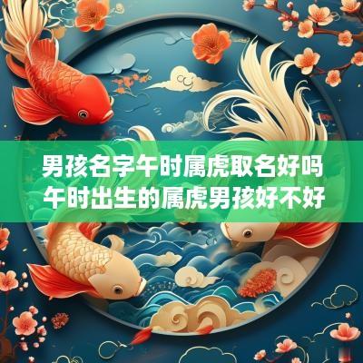 男孩名字午时属虎取名好吗 午时出生的属虎男孩好不好命运会怎么样