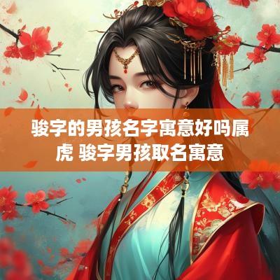 骏字的男孩名字寓意好吗属虎 骏字男孩取名寓意