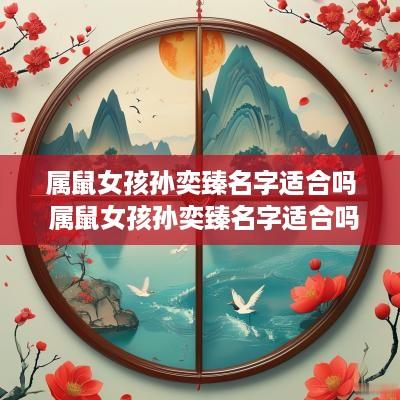 属鼠女孩孙奕臻名字适合吗 属鼠女孩孙奕臻名字适合吗怎么取