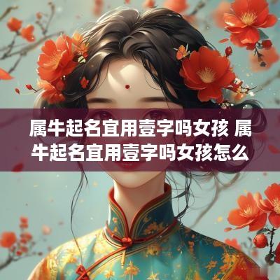 属牛起名宜用壹字吗女孩 属牛起名宜用壹字吗女孩怎么取名
