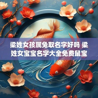 梁姓女孩属兔取名字好吗 梁姓女宝宝名字大全免费鼠宝宝