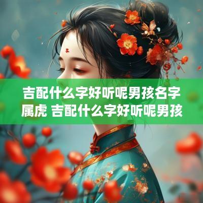 吉配什么字好听呢男孩名字属虎 吉配什么字好听呢男孩名字属虎的