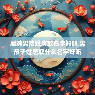 属鸡男孩姓唐取名字好吗 男孩子姓唐取什么名字好听