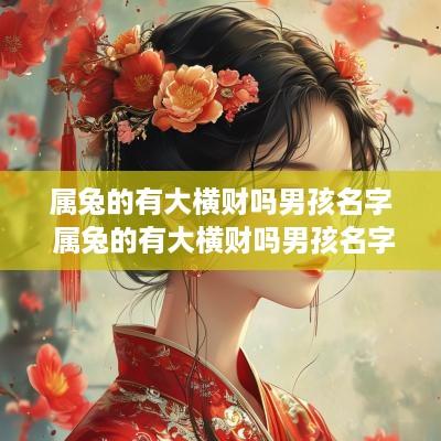 属兔的有大横财吗男孩名字 属兔的有大横财吗男孩名字怎么取