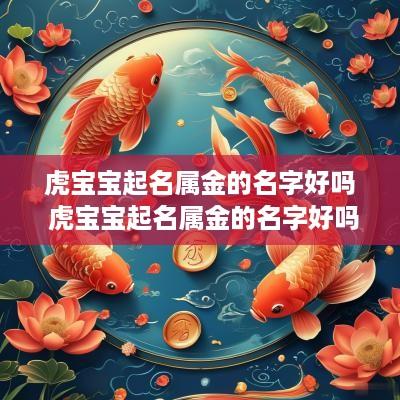 虎宝宝起名属金的名字好吗 虎宝宝起名属金的名字好吗男孩