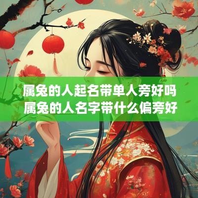 属兔的人起名带单人旁好吗 属兔的人名字带什么偏旁好