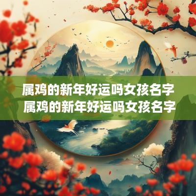 属鸡的新年好运吗女孩名字 属鸡的新年好运吗女孩名字叫什么