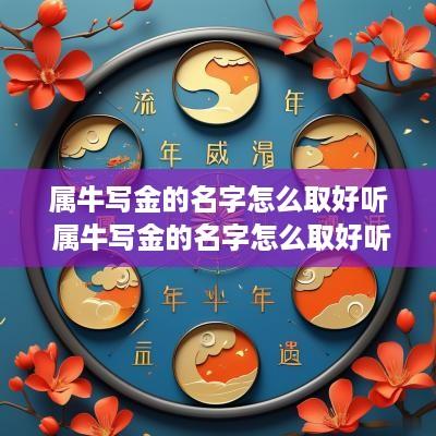 属牛写金的名字怎么取好听 属牛写金的名字怎么取好听点
