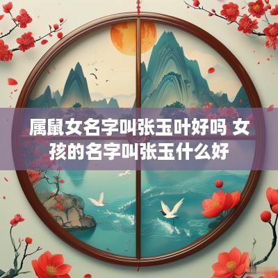 属鼠女名字叫张玉叶好吗 女孩的名字叫张玉什么好