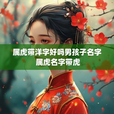 属虎带洋字好吗男孩子名字 属虎名字带虎