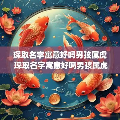 琛取名字寓意好吗男孩属虎 琛取名字寓意好吗男孩属虎的