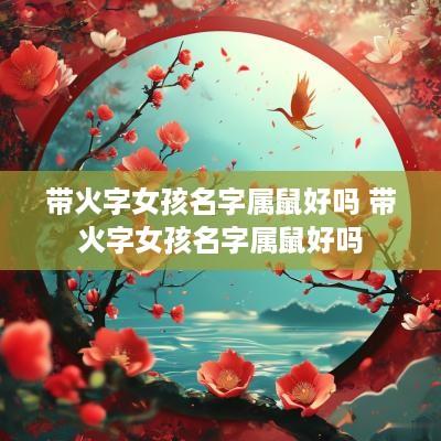 带火字女孩名字属鼠好吗 带火字女孩名字属鼠好吗