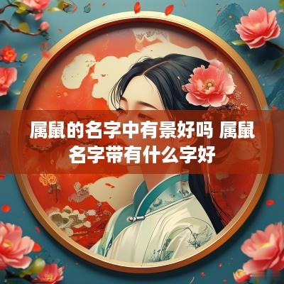 属鼠的名字中有景好吗 属鼠名字带有什么字好