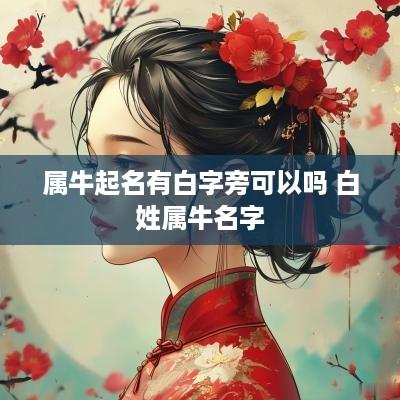 属牛起名有白字旁可以吗 白姓属牛名字