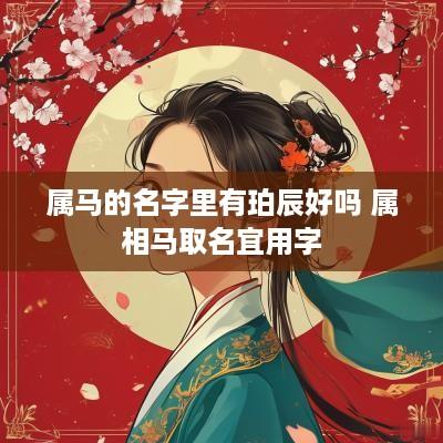 属马的名字里有珀辰好吗 属相马取名宜用字